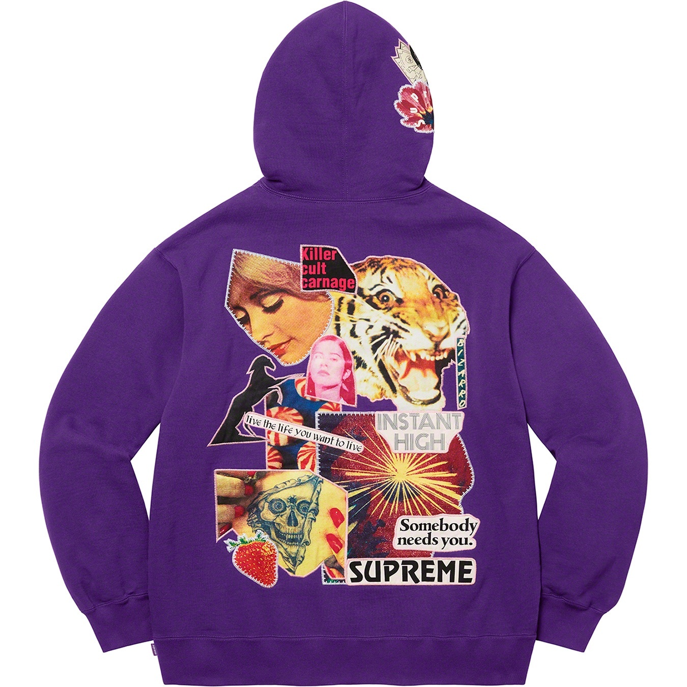 Instant High Patches Hooded Sweatshirt view 5